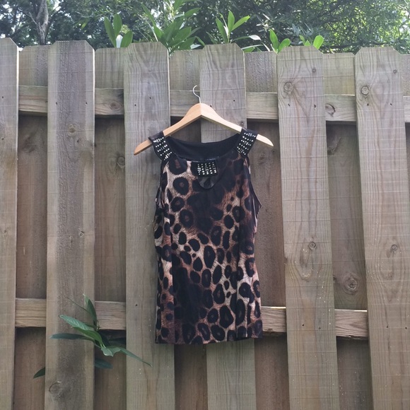 Liz McCoy Tops - Liz McCoy Cheetah print Top
